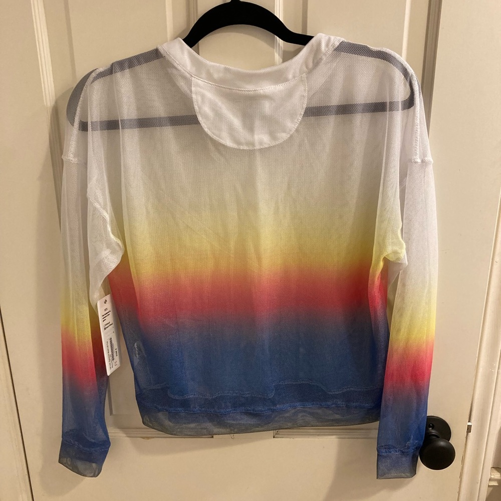S Lucky in Love Mesh top (brand new)
